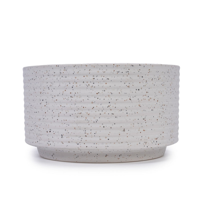 2 Pieces Flowerpot, Planter For Patio, Garden Or Windowsills - Milk White