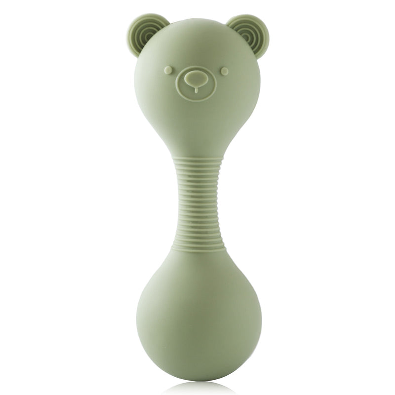 Silicone Sand Hammer Baby Grasping Nibbling Toy Enlightenment Music Sand Hammer Toy