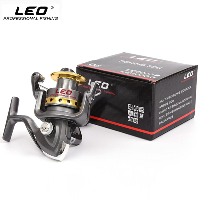 LEO  Half Metal Fishing Spinning Reel 8BB 5.5:1 Speed Ratio l for Sea Lake River Fishing LE1000-7000
