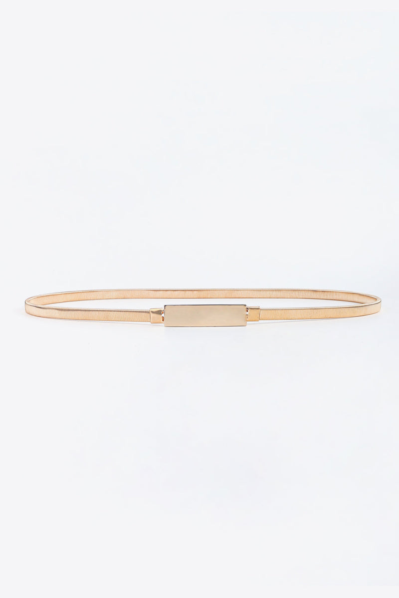 Elastic Iron Skinny Belt