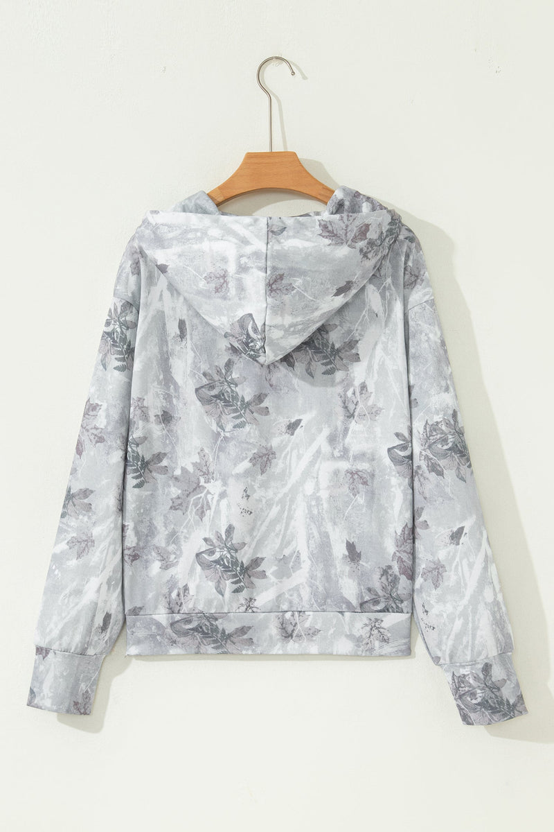 Sariyah Kangaroo Quarter Zip Hoodie