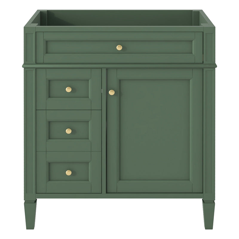 Bathroom Vanity With 2 Drawers And Tip-Out Drawer, Storage Cabinet