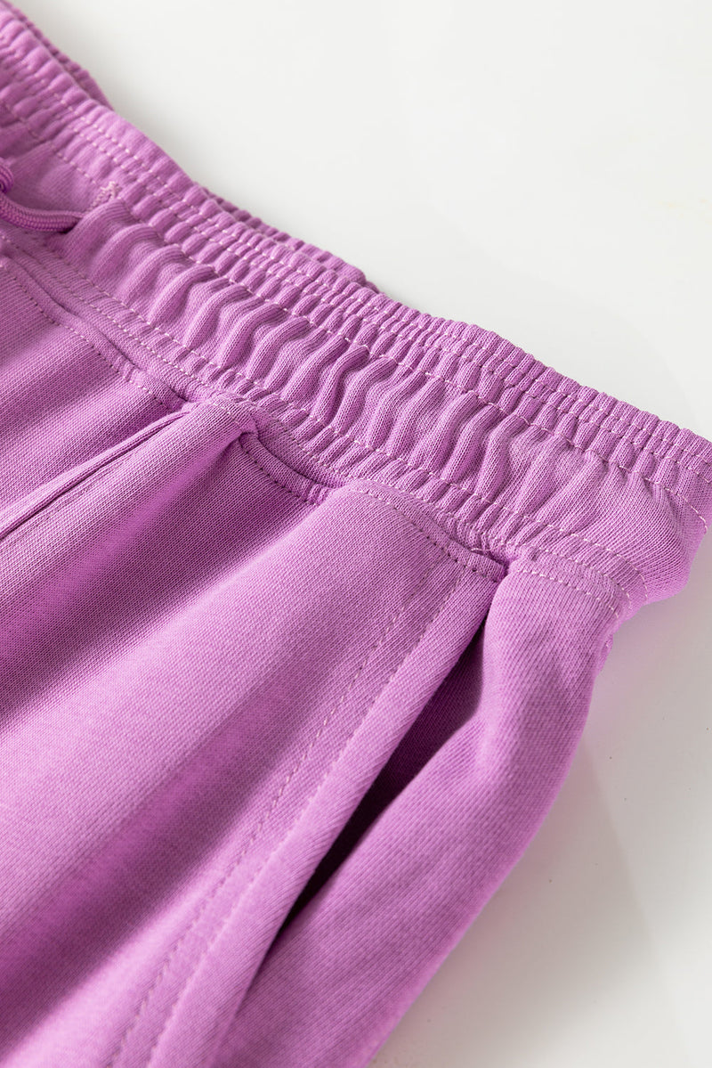 Antonella Solid Color Jogger Pants