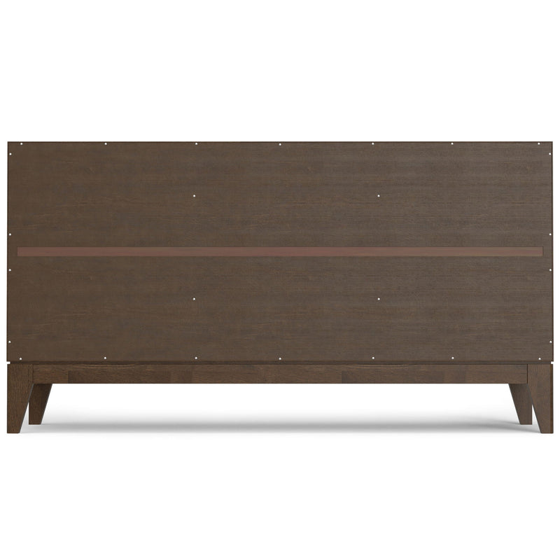 Harper - 3 Door Sideboard Buffet / Storage Cabinet - Walnut Brown