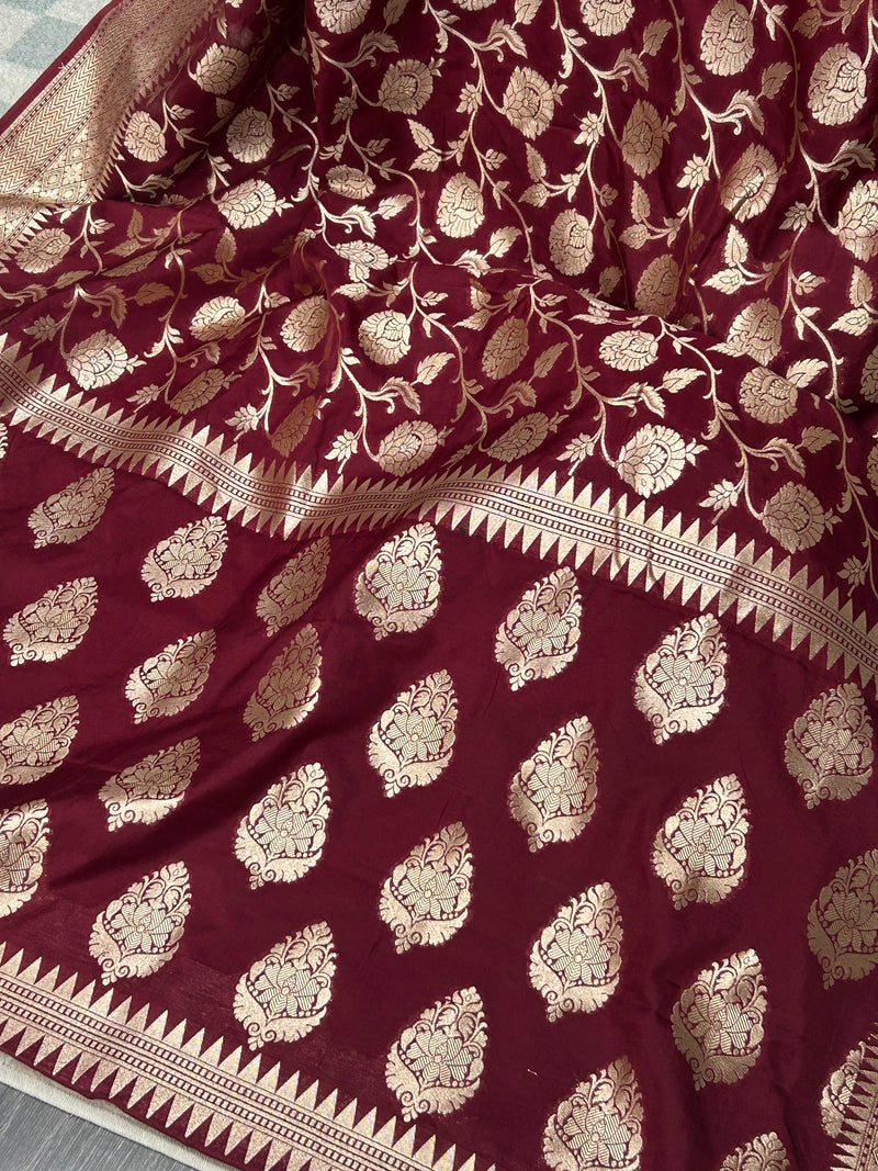Mashru silk Banarasi saree