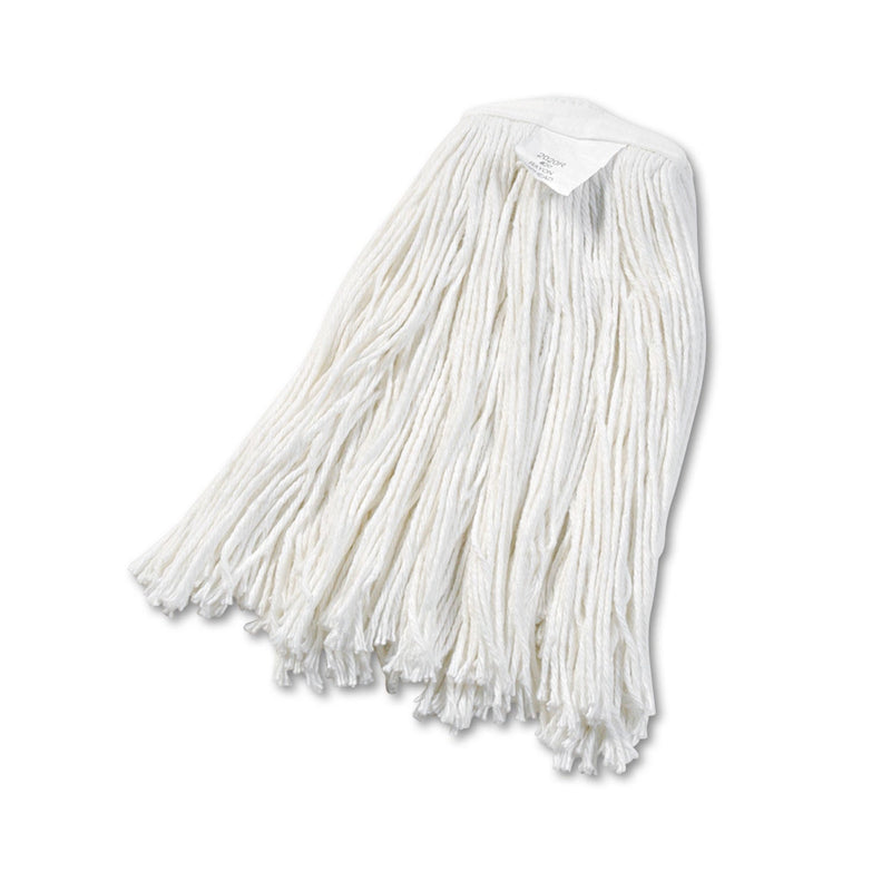 Boardwalk Cut-End Wet Mop Head, Rayon, No. 20, White