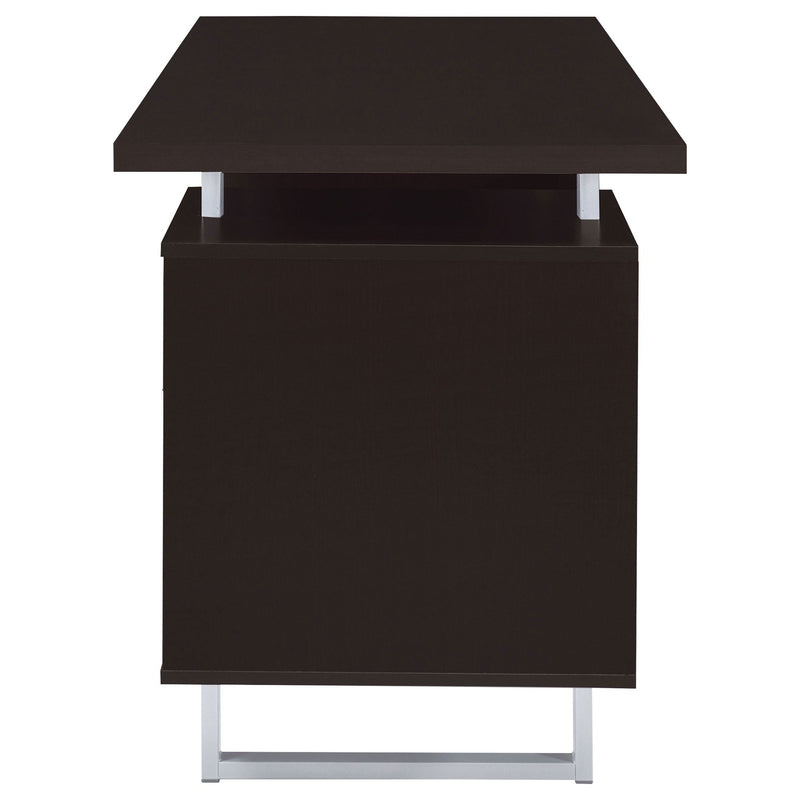 Lawtey 60-inch 2-drawer Office Computer Desk Cappuccino
