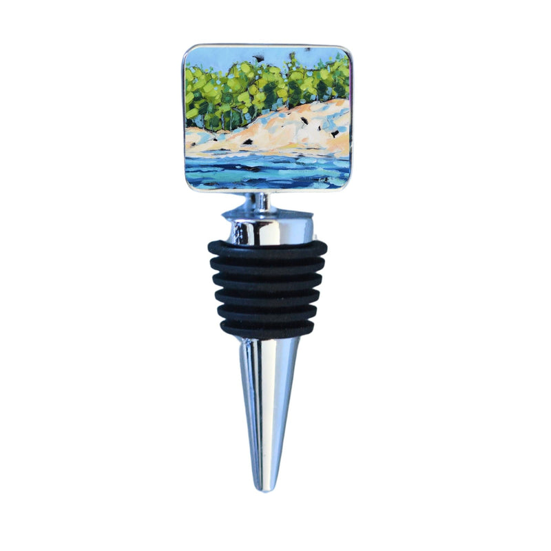 Wine Bottle Stopper: Driftwood Cove