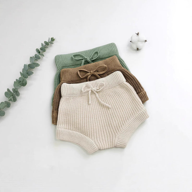 Baby Handmade Knitted Sweater And Shorts