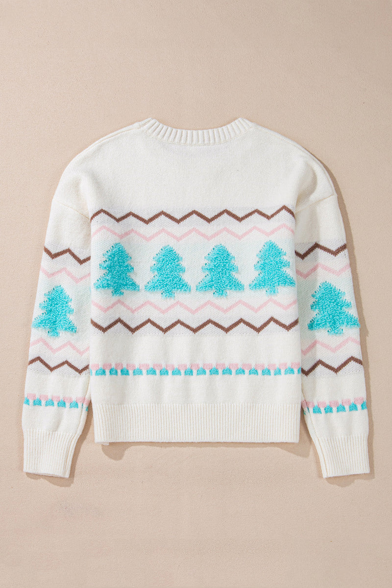 Sofia Trim Drop Shoulder Sweater