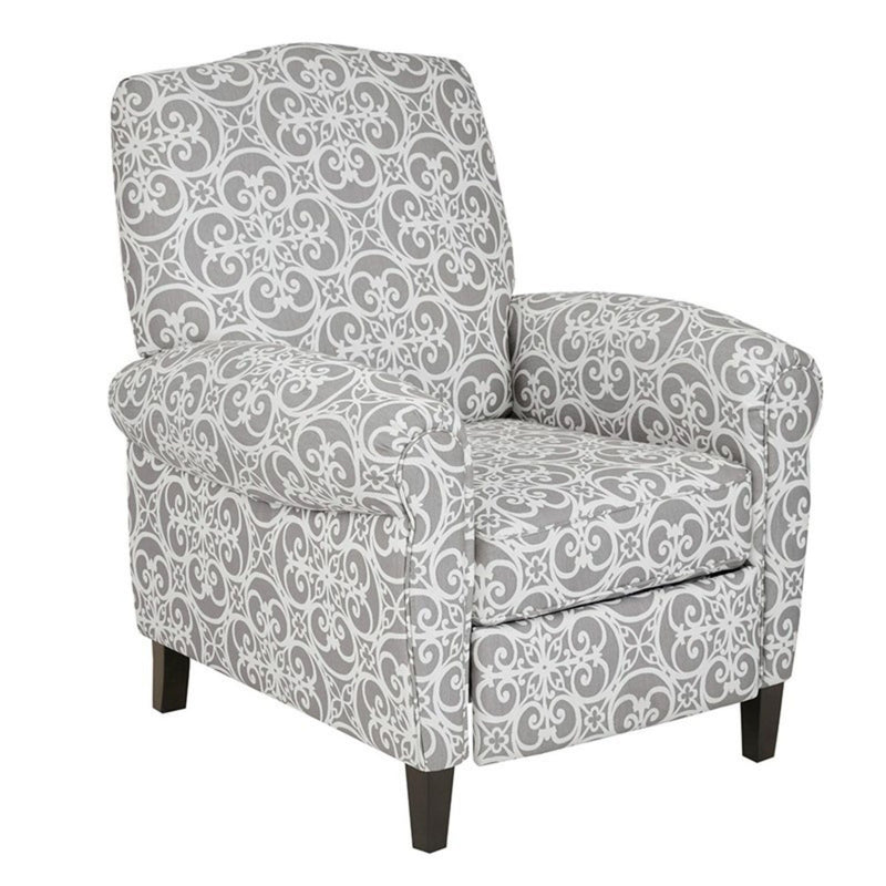 Kirby - Transitional Push Back Recliner Chair