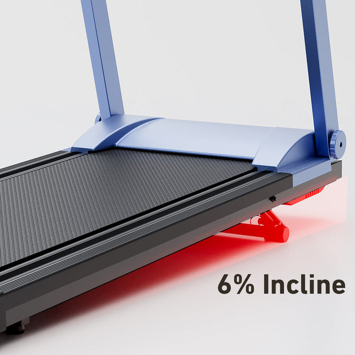DeerRun All-New 2026 A1 Pro Move+  6% Incline Foldable Treadmill——Upgraded Chip & NFC Support | 350Lbs, 10mph Blue