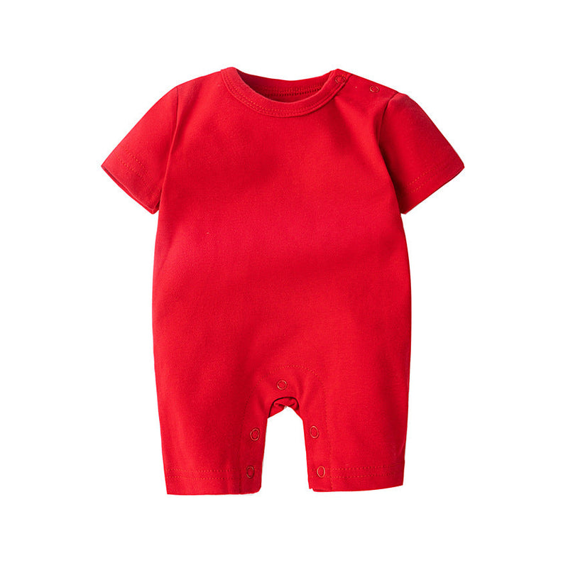 Baby And Infant Cotton Short-sleeve Shirt