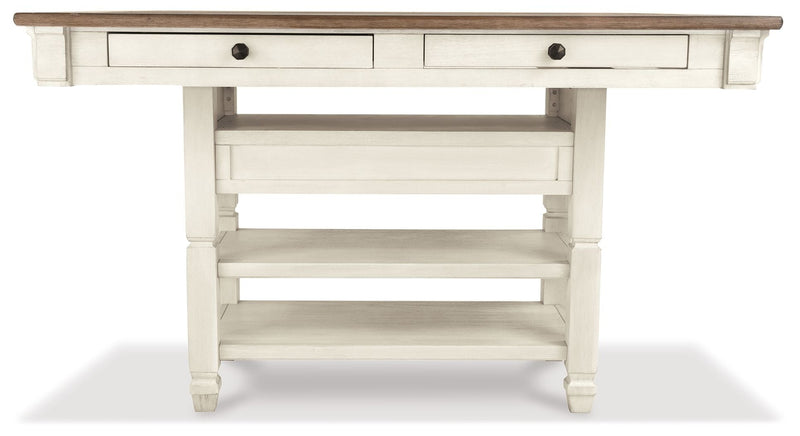 Bolanburg - Rectangular Dining Room Counter Table - Beige