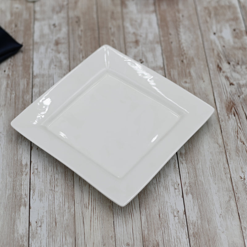 Set Of 3 White Square Platter 11.5" inch X 11.5" inch | 29.5 X 29.5 Cm