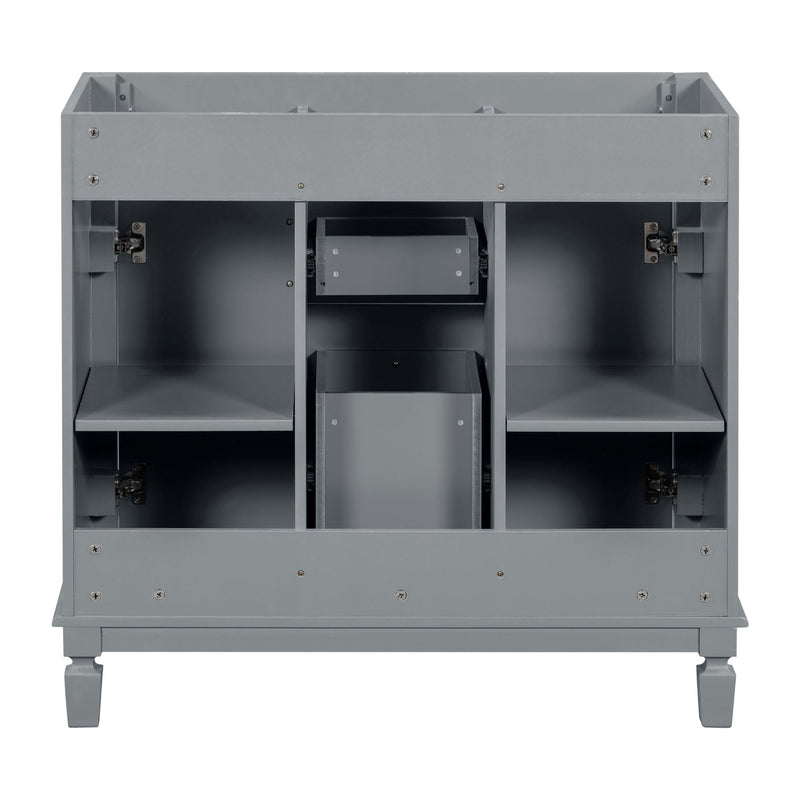 Bathroom Vanity Cabinet With 2 Soft Closing Doors And 2 Drawers