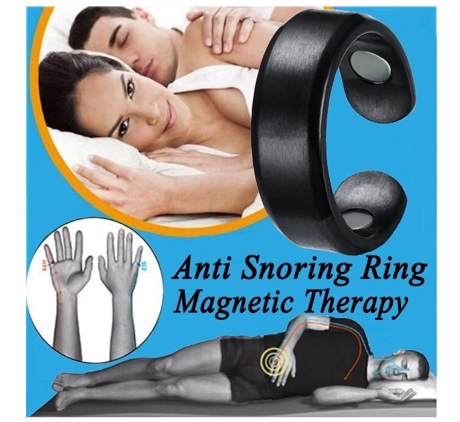 Acupressure Anti-Snore Ring – Reflexology Sleep Aid Device for Snoring Relief