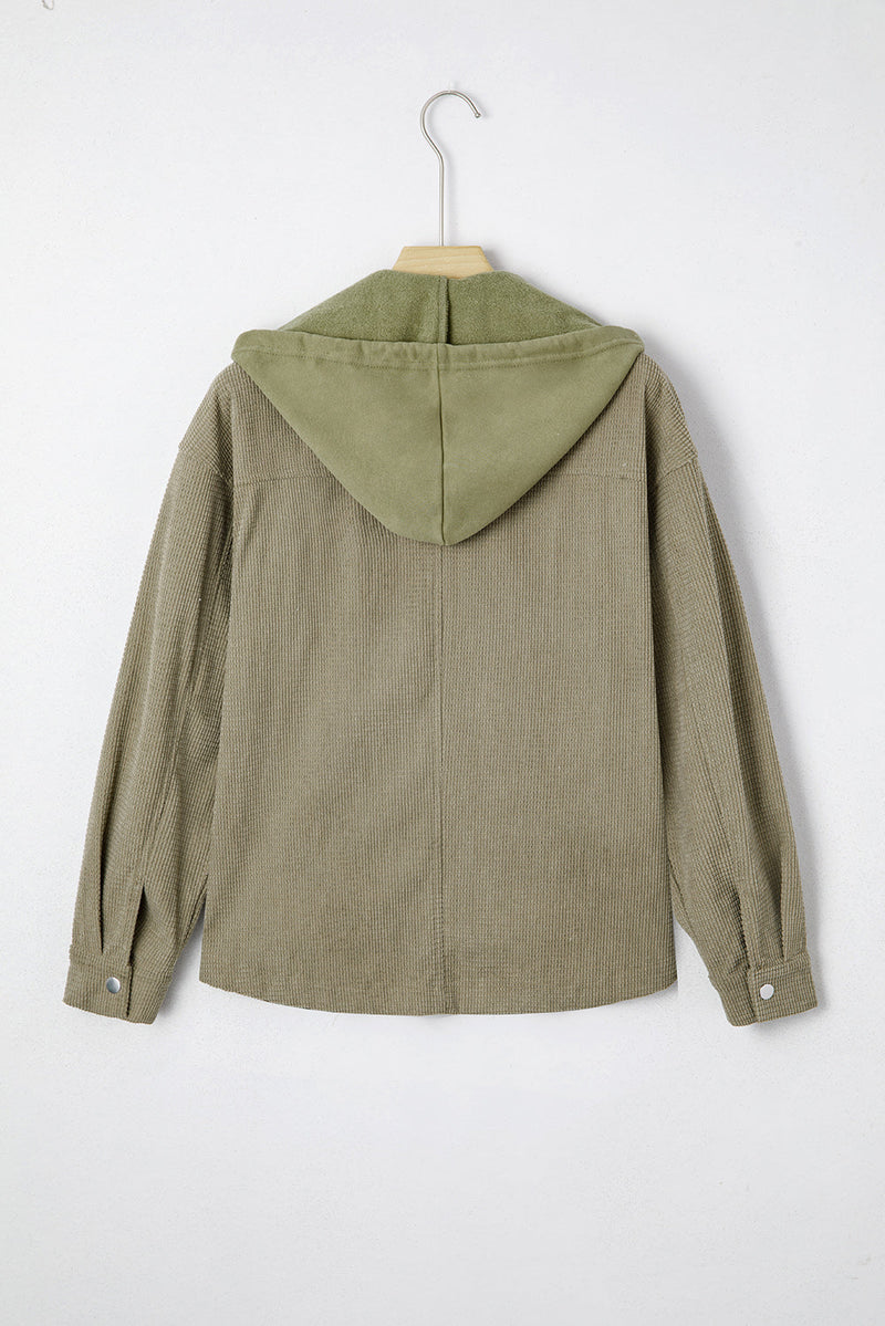 Undine Knit Textured Hooded Jacket
