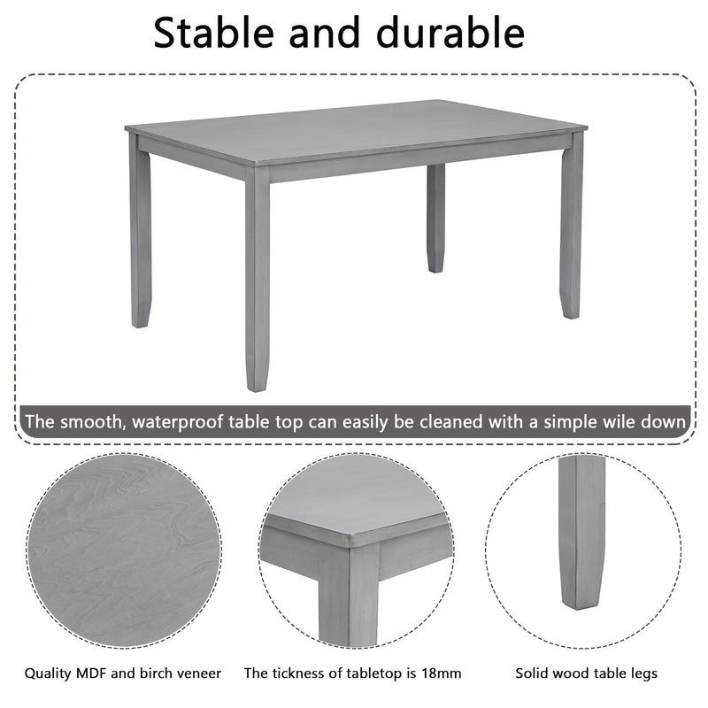 Kitchen Dining Set, Rectangular Dining Table