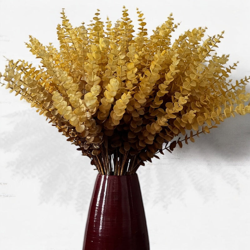 Fake Eucalyptus Stems - Artificial Greenery Leaves For Decor