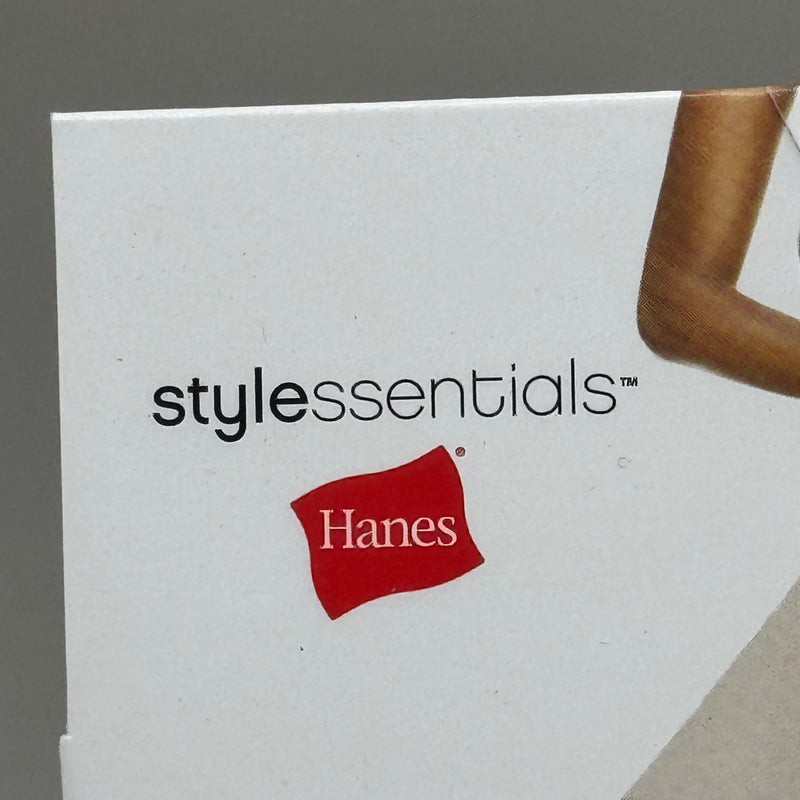 HANES (3 PACK) Style Silky Opaque Tights Non-Control Top Women's M/L Black 639772