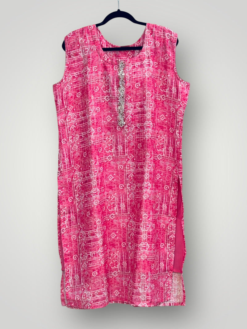 Georgette kurti with full lining | plus size kurti