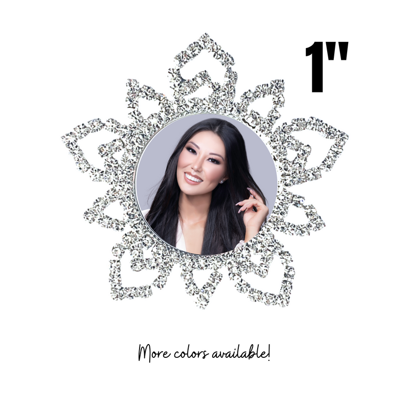 Sunshine 1" Custom  | Magnetic Brooch Pin