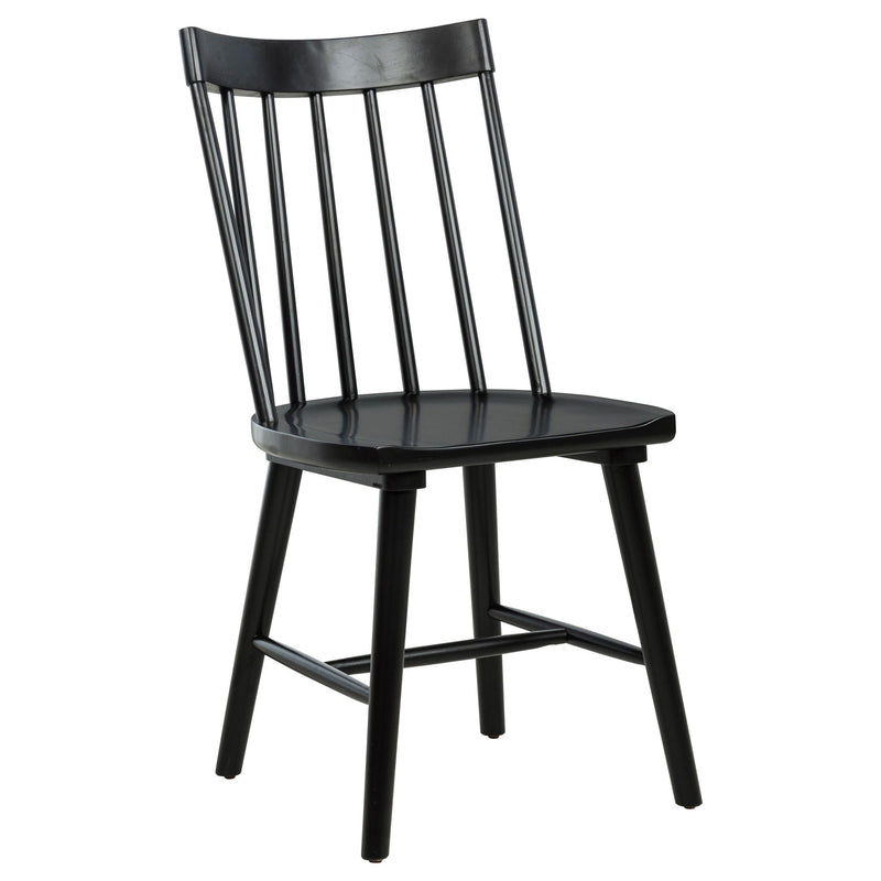 Middleton 7-piece Extension Leaf Dining Set Brown and Black