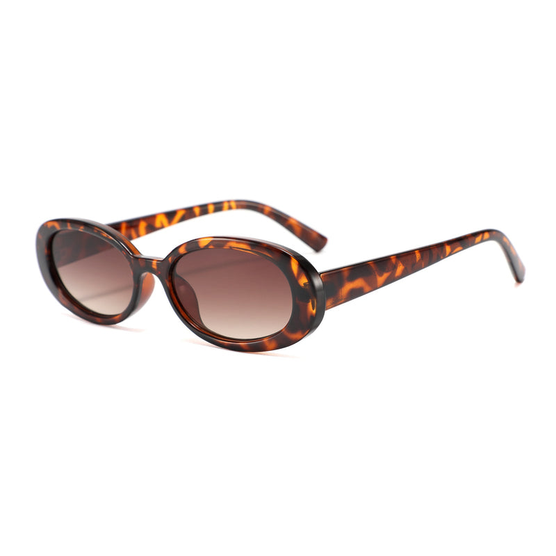 European And American Personality Small Frame Sunglasses Women's Fashion Oval