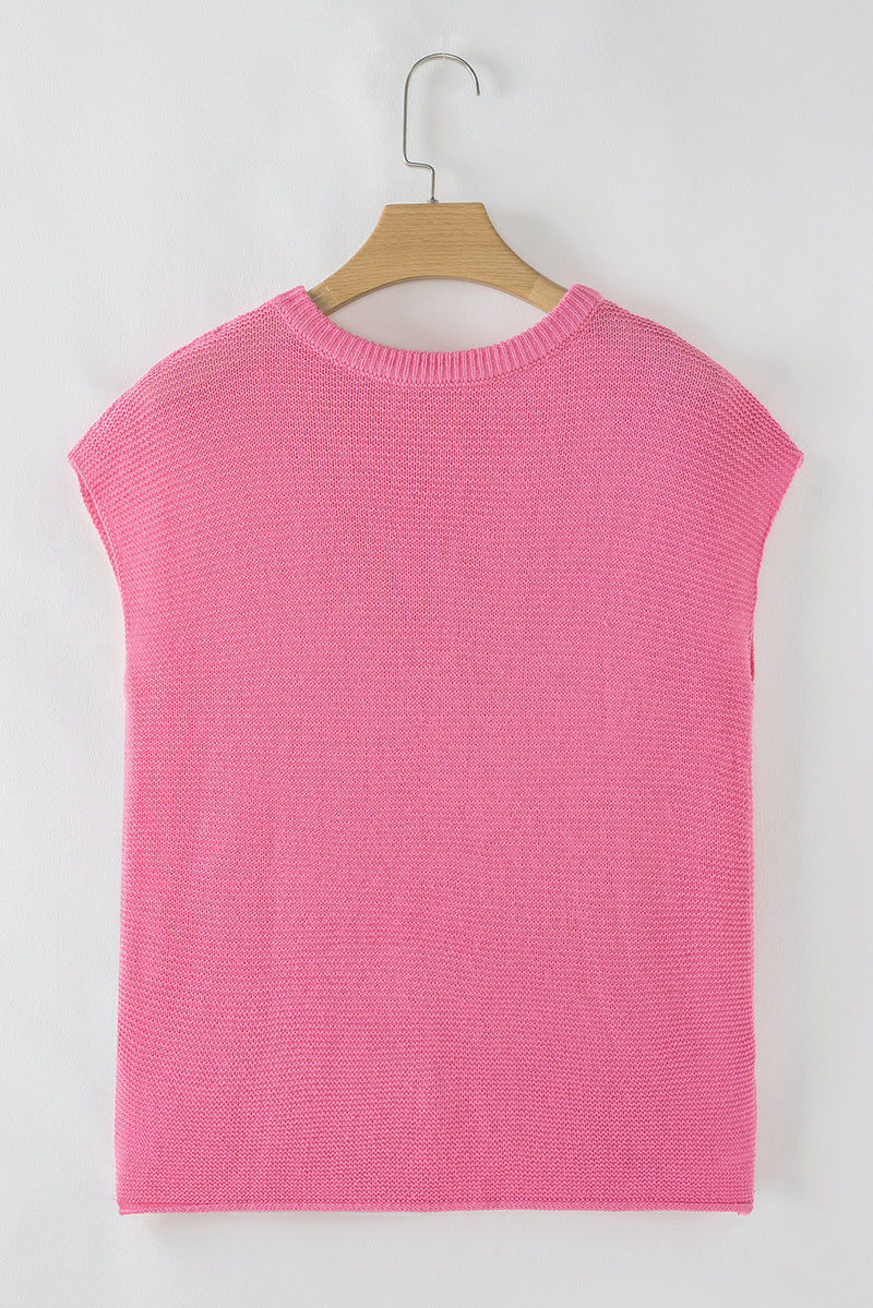 Jemma Sweater Tee with Side Slits