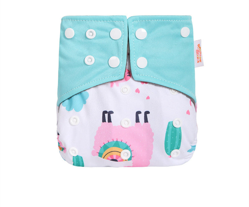 Western Style Digital Printing Bamboo Charcoal Diapers