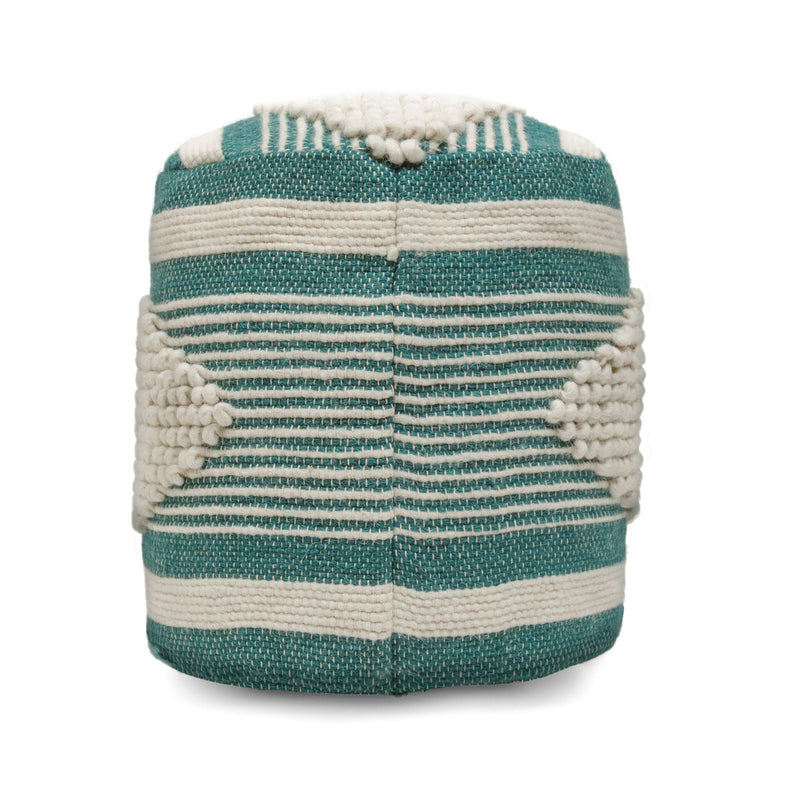 Diamond - Handcrafted Cylindrical Pouf