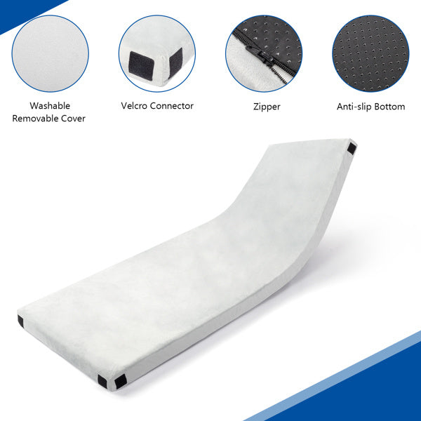 🏕️ 75″ × 25″ × 3″ Memory Foam Camping Mattress – Plush & Portable