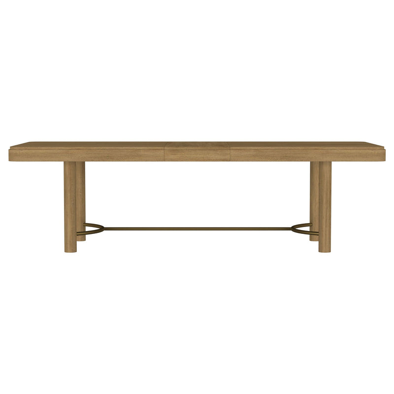 Arini 5-piece Extension Leaf Dining Table Set Sand Wash and Black