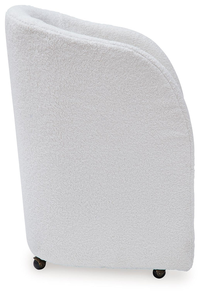 Rowanbeck - Dining Upholstered Arm Chair (Set of 2) - Ivory