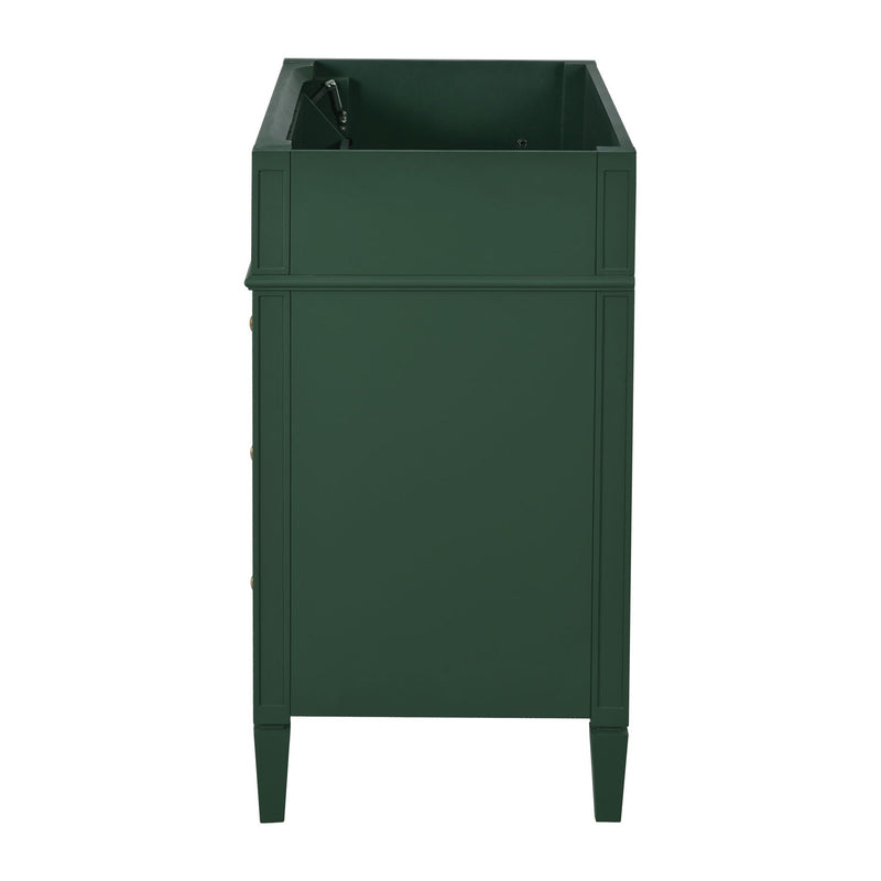 Bathroom Vanity With 2 Drawers And Tip-Out Drawer, Storage Cabinet