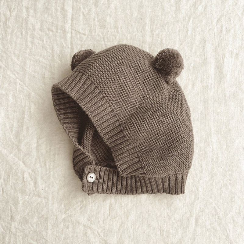 Children's Fart Clothes Romper With Bear Hat
