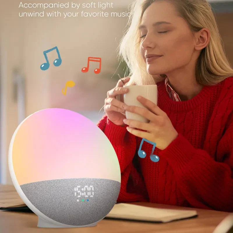 Sound machine sunrise alarm clock