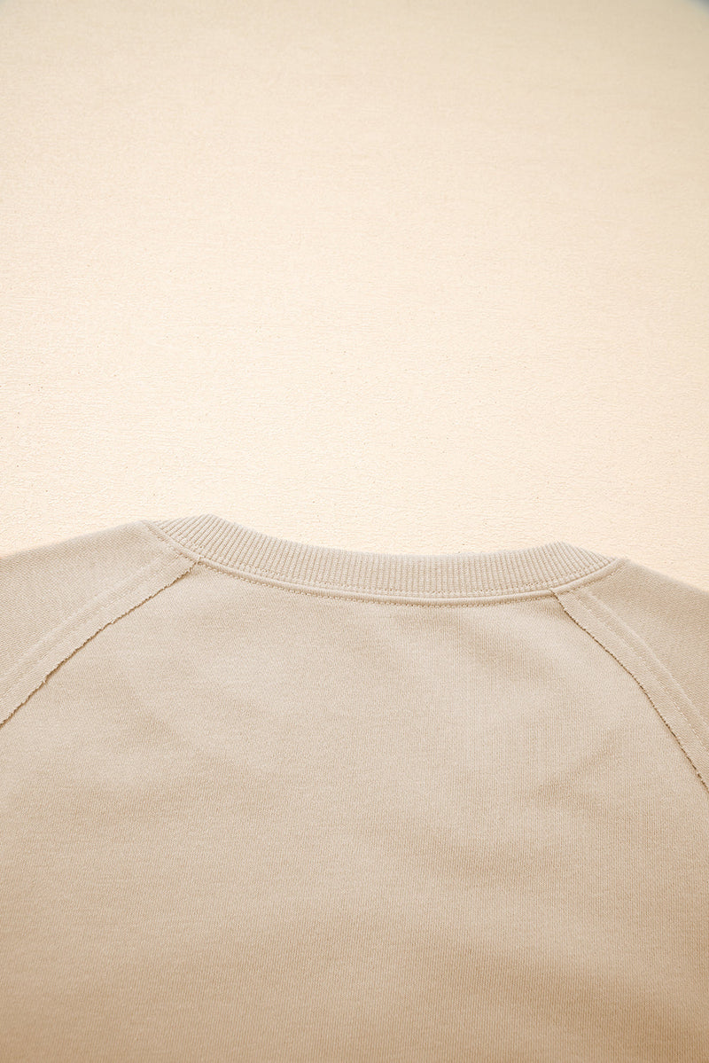Ashley Sleeve Side Slit Sweatshirt