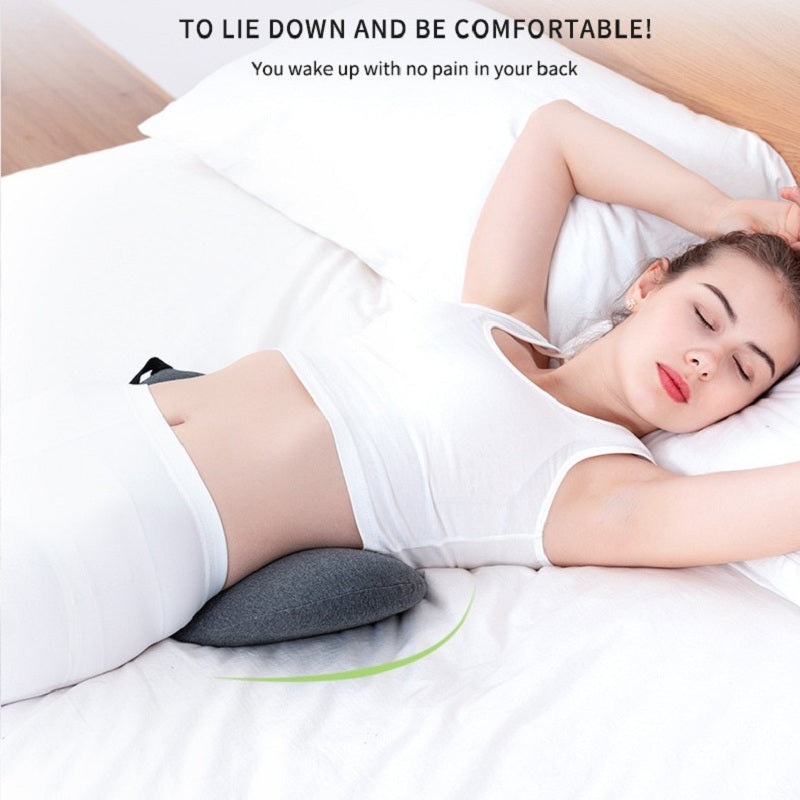 Memory Foam Lumbar Pillow - Sleep Support for Pregnant Women
