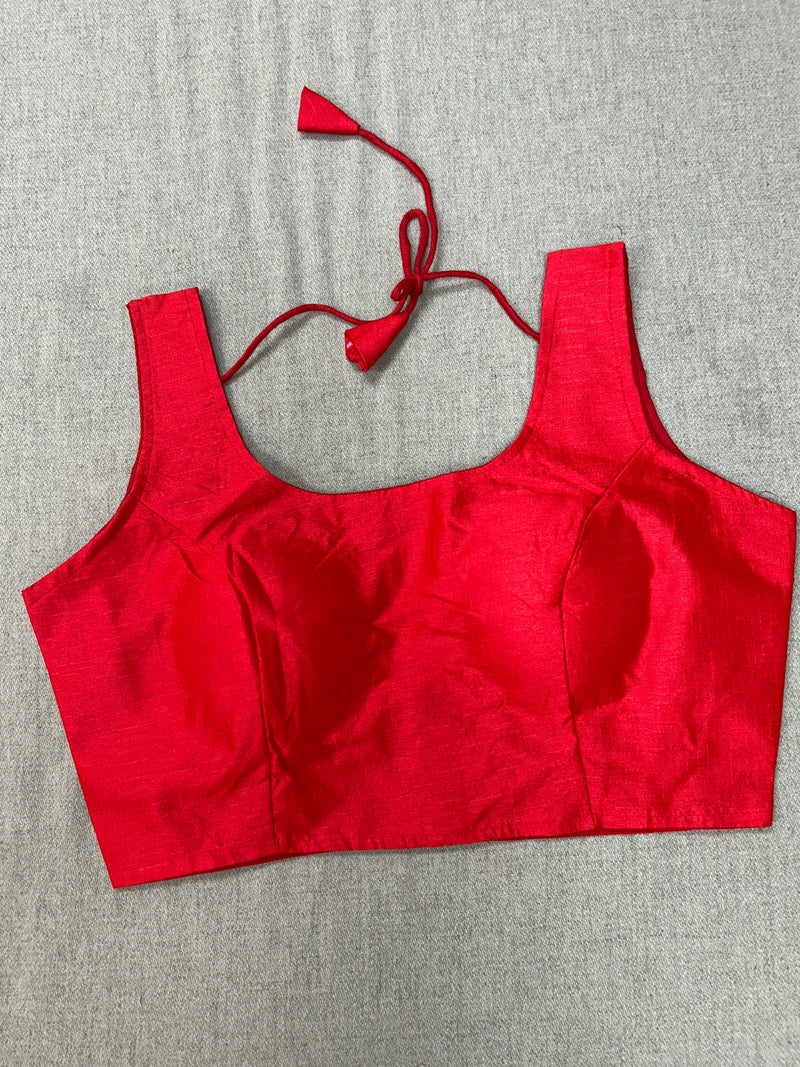 Raw silk blouses