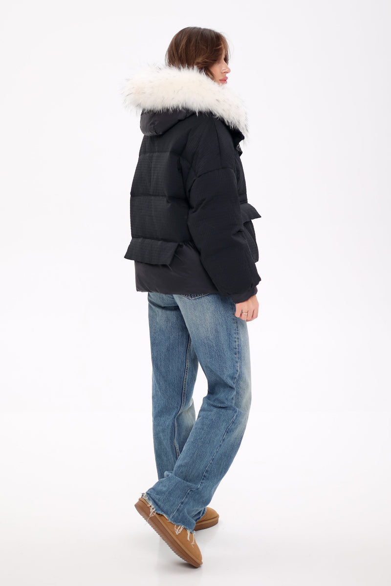 Genuine Fur Down Fill Parka