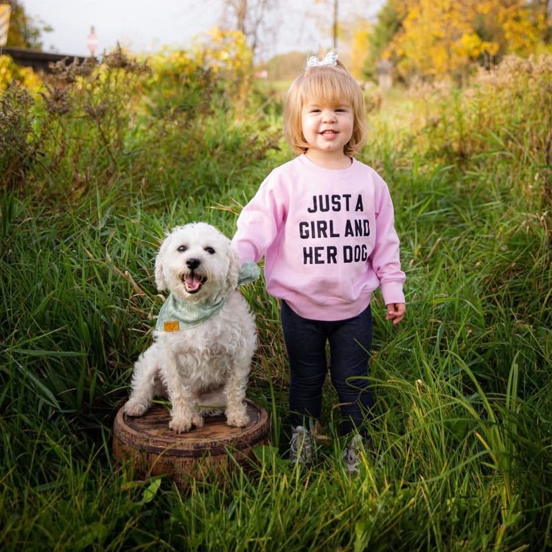 Just a Girl and Her Dog - Child Sweater