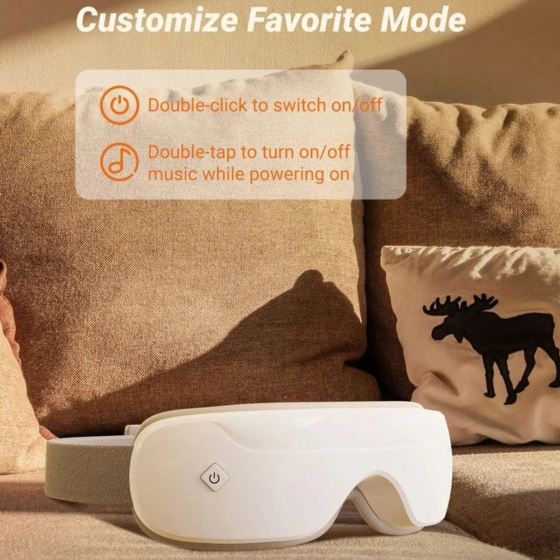 Heated Eye Massager with Air Compression