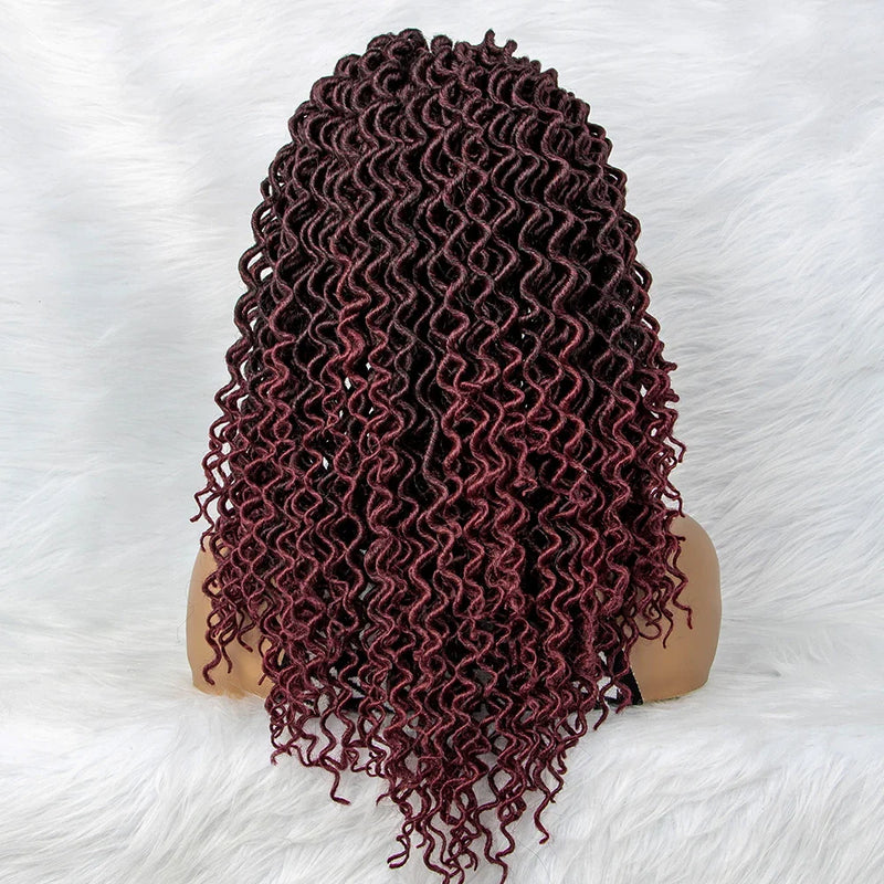 Water Wave Braided Wig | 9x6 Lace Front with Baby Hair