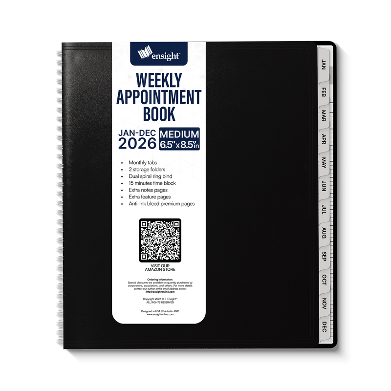 2026 Jan-Dec Appointment Book & Planner