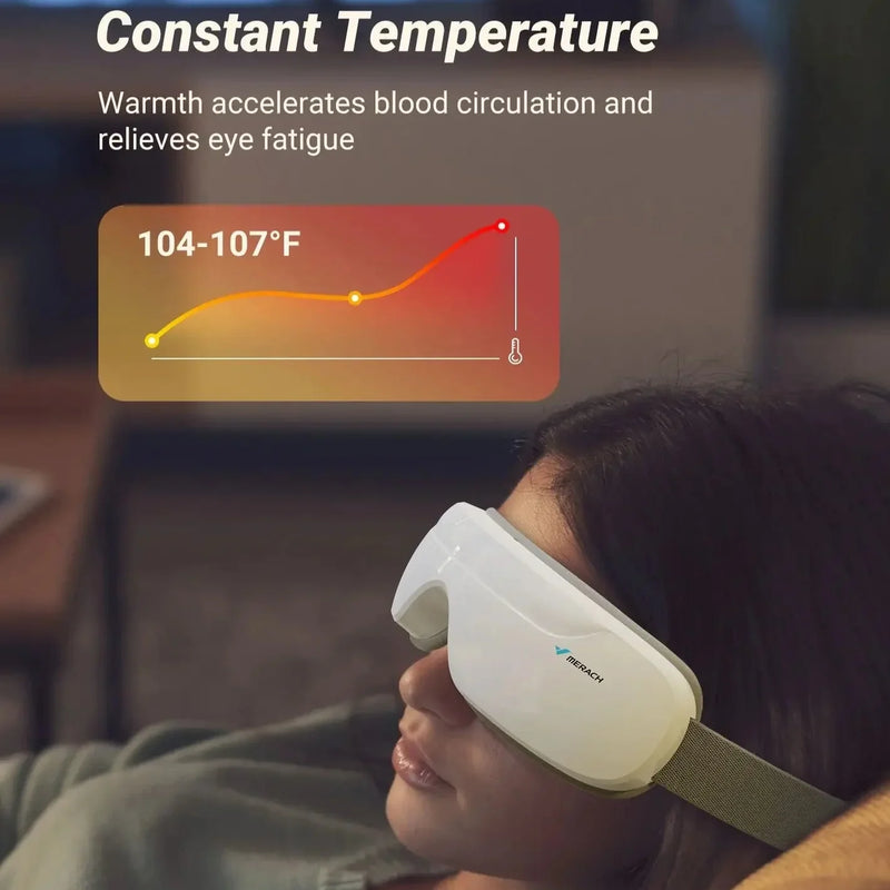 Heated Eye Massager with Air Compression