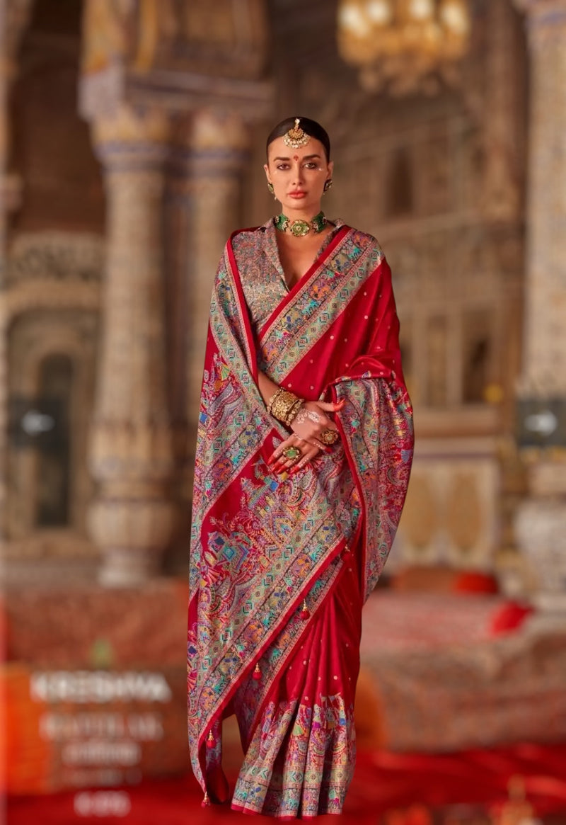 Wedding wear silk saree