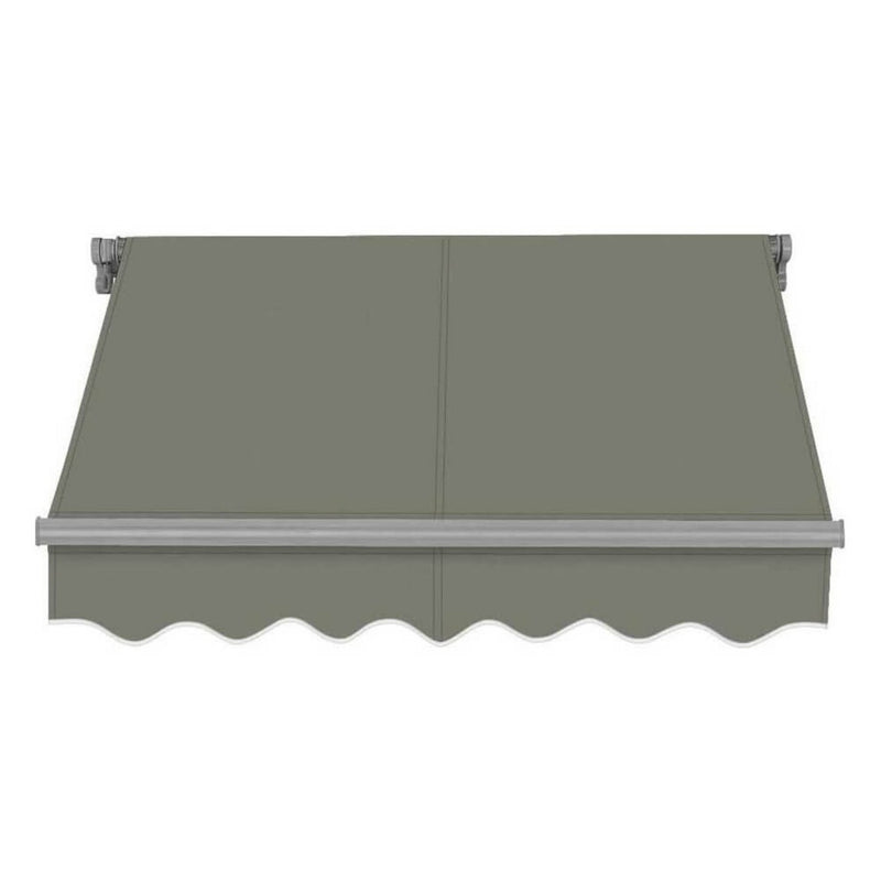 Advaning SG Series Manual Retractable Fully Assembled Sun Shade Canopy Awning, Gray (MA1210-MA1410) (SAK53186)