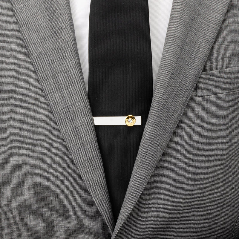 Bullet Silver Tie Bar